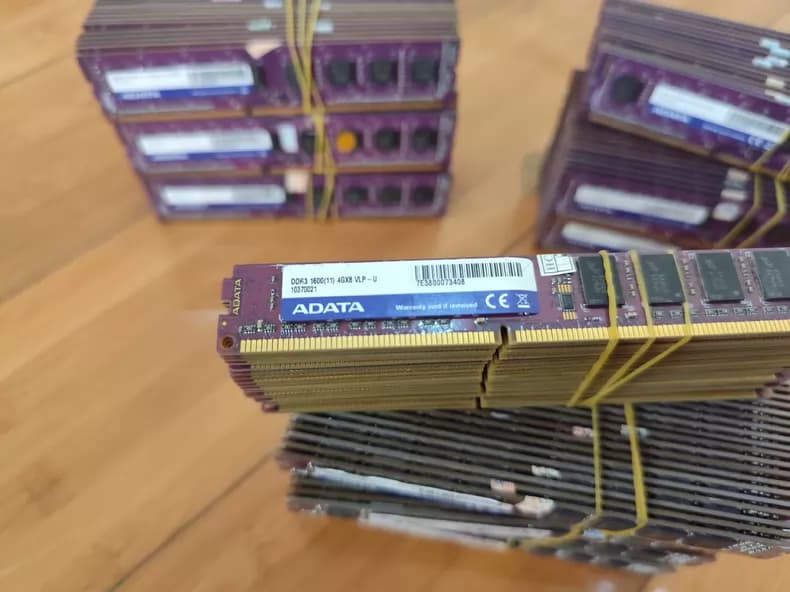 ADATA 4GB DDR3 1333/1600MHz RAM | Used, Tested, Wholesale Min. 60pcs